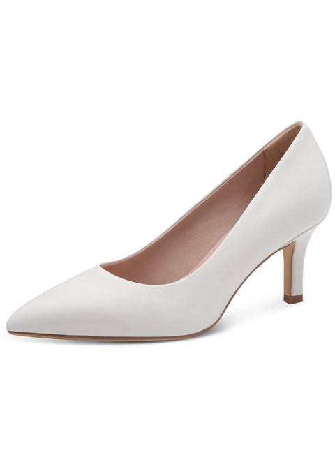 Tamaris Priscilla Leather Pumps White